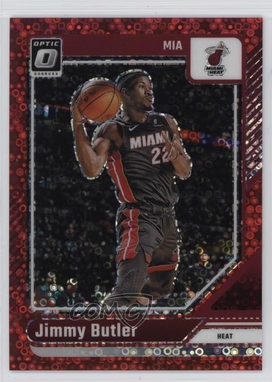 2024-25 Panini Donruss Optic Fast Break Red Prizm 7/75 Jimmy Butler III #142 6wp