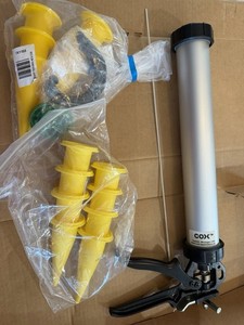 COX 15" Sausage Gun Bulk/Sausage Aluminum, Silver/Black New Open Box