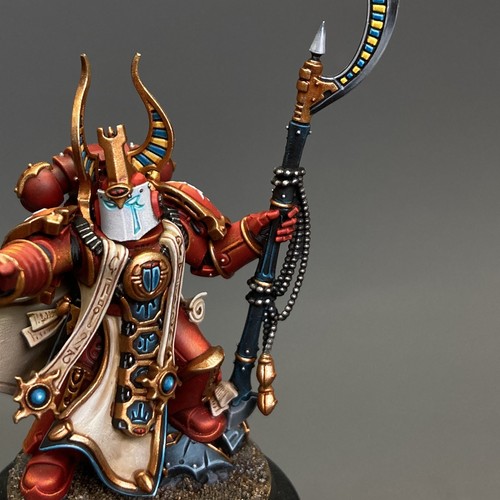 Warhammer Ahzek Ahriman Imperium Armies Thousand Sons Chaos Sorcerer Pro Painted - Picture 5 of 5