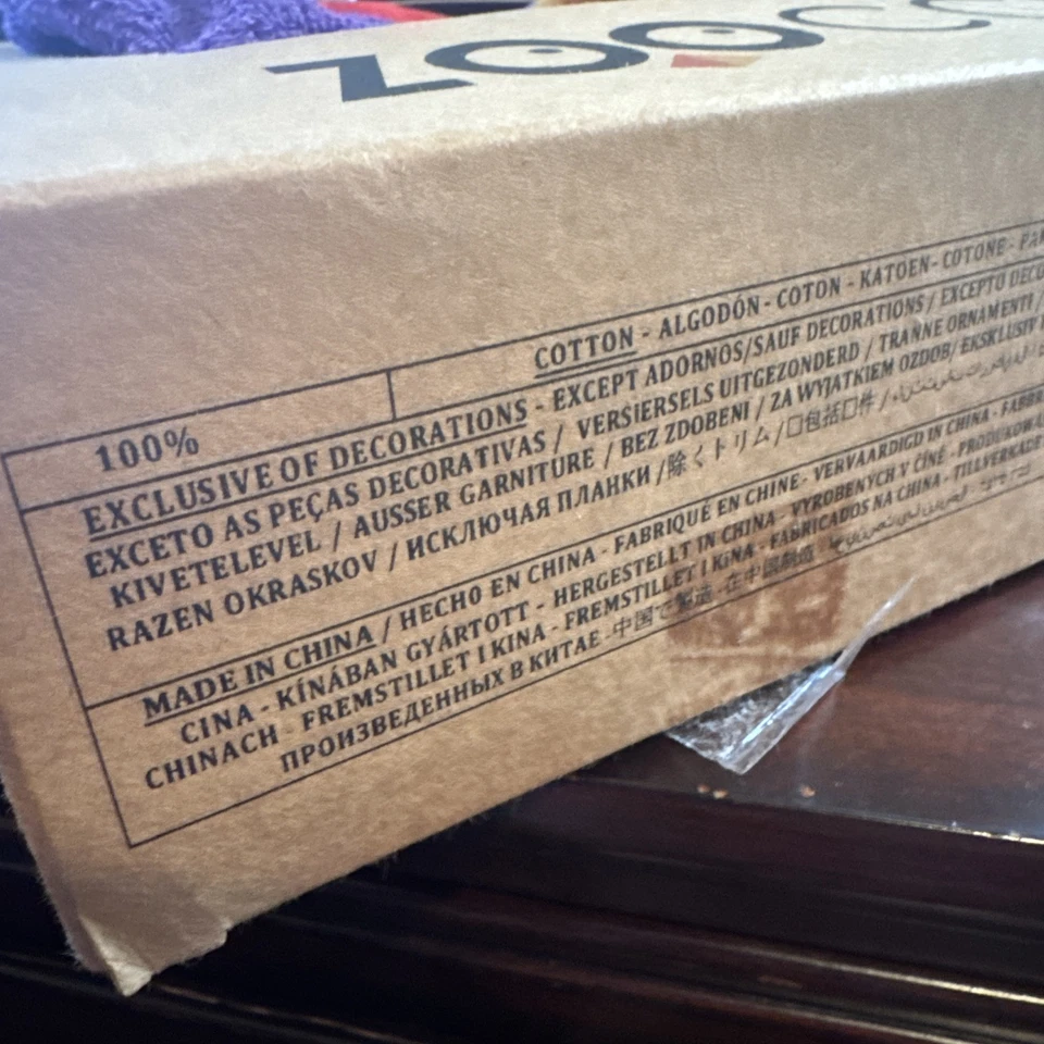 Zoocchini Kids Baby Hooded Purple Owl Beach Bath Towel 50" x 22" - Image 3 of 4