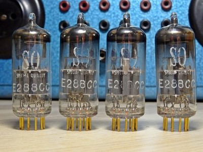 Konvolut 4x Röhre E288CC Philips / Siemens alle wie neu geprüft RoeTest V11