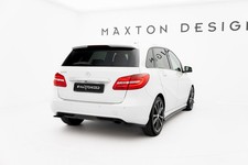 Maxton Design Heck Ansatz Flaps Diffusor passend für Mercedes-Benz B W246 schwar Maxton Design Heck Ansatz Flaps Diffusor passend für Mercedes-Benz B W246 schwar