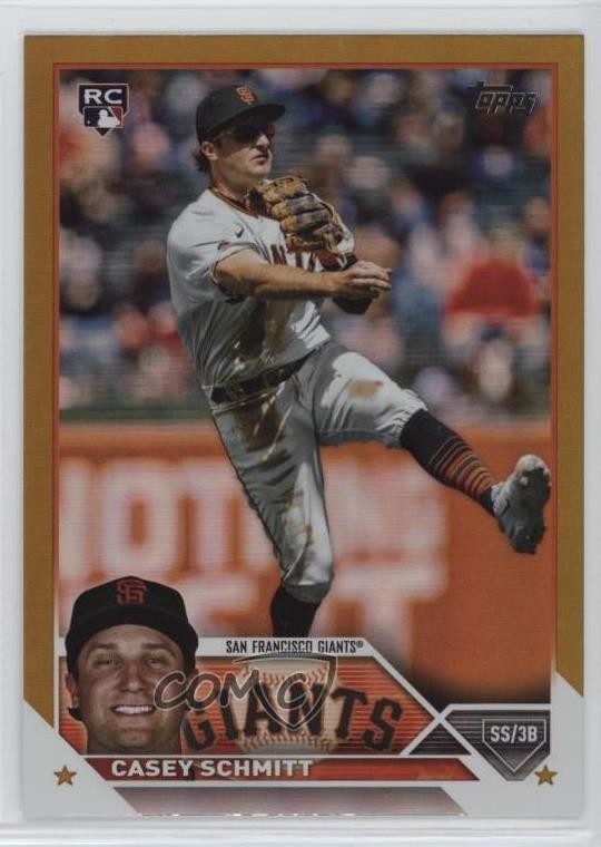 2023 Topps Update Gold Foil Casey Schmitt #US133 16cc