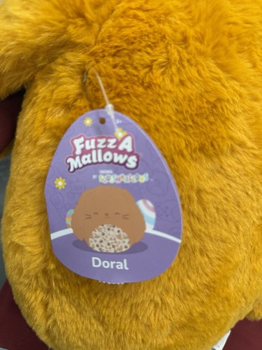 Fuzzamallows by Original Squishmallows Doral Easter Bunny 12" Plush Toy NWT - Picture 4 of 8