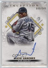 2022 Topps Inception Base Rookie and Emerging Stars /249 Sixto Sanchez Auto 1d9q