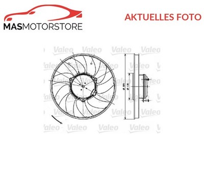 LÜFTER KÜHLERLÜFTER LÜFTERMOTOR VALEO 696083 P FÜR VW CRAFTER 30-50 2L,2.5L