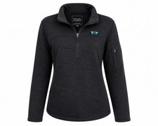 Simply Southern Quarter-Zip Pullover   Women's XL   Black