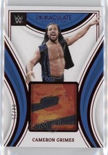 2023 Panini Immaculate WWE Remarkable Memorabilia Red 4/25 Cameron Grimes ld5
