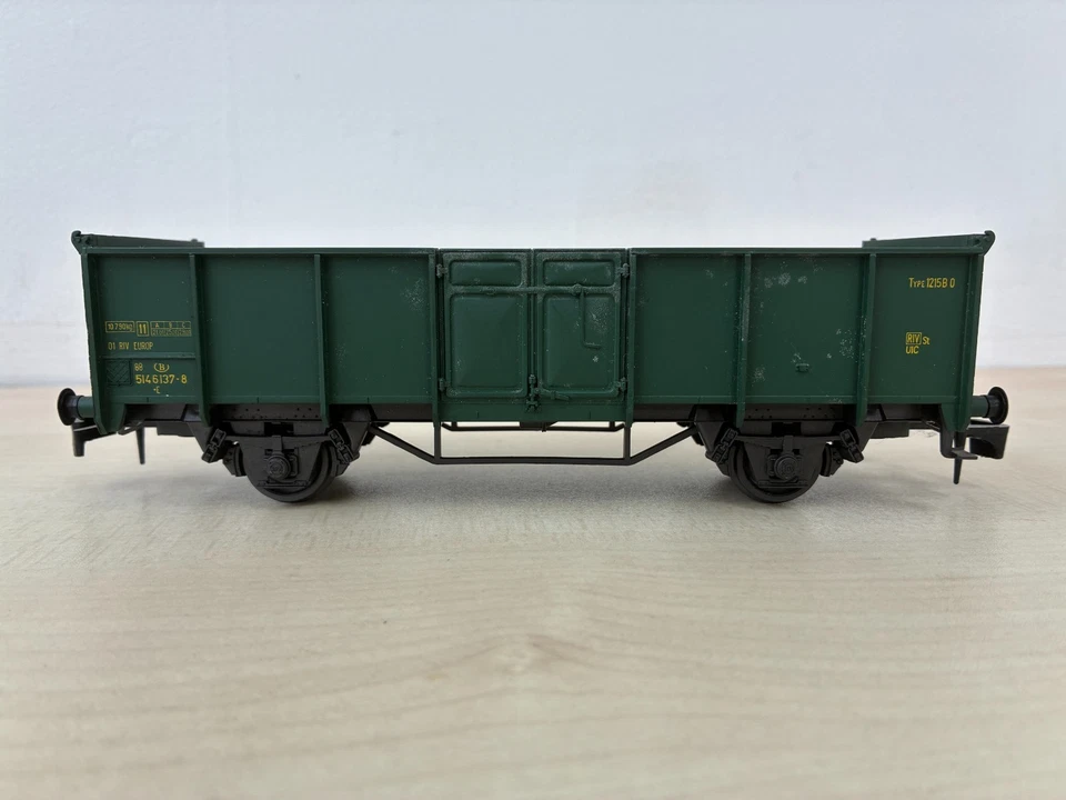 O gauge Rivarossi . L.W.B open wagon. dark green.Europ.un-boxed.Lima compatabl - Image 2 of 4