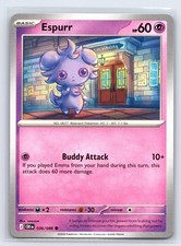 Espurr 036/086 Common Chaos Rising Pokemon Lightly Played