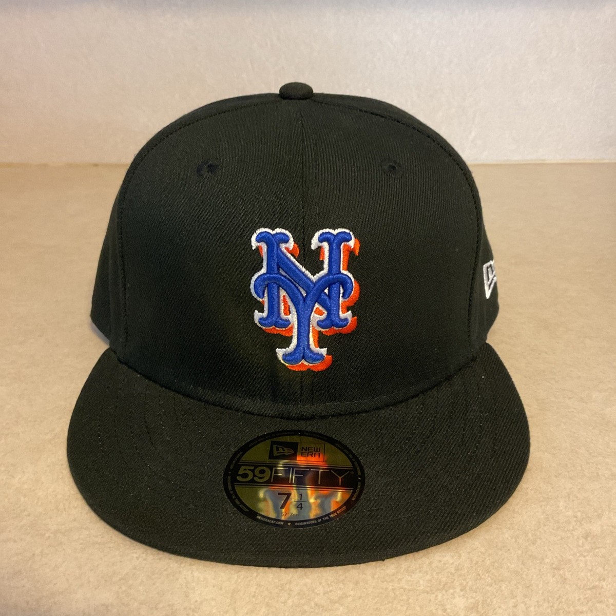 New York Mets New Era 59Fifty Fitted Alternate Cap Hat Size 7 1/4