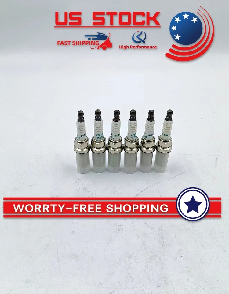 OEM 6PC Spark Plug Set For 2019-2023 Lexus ES350 V6 3.5L 2GR-FKS Engine Foto 4 de 4