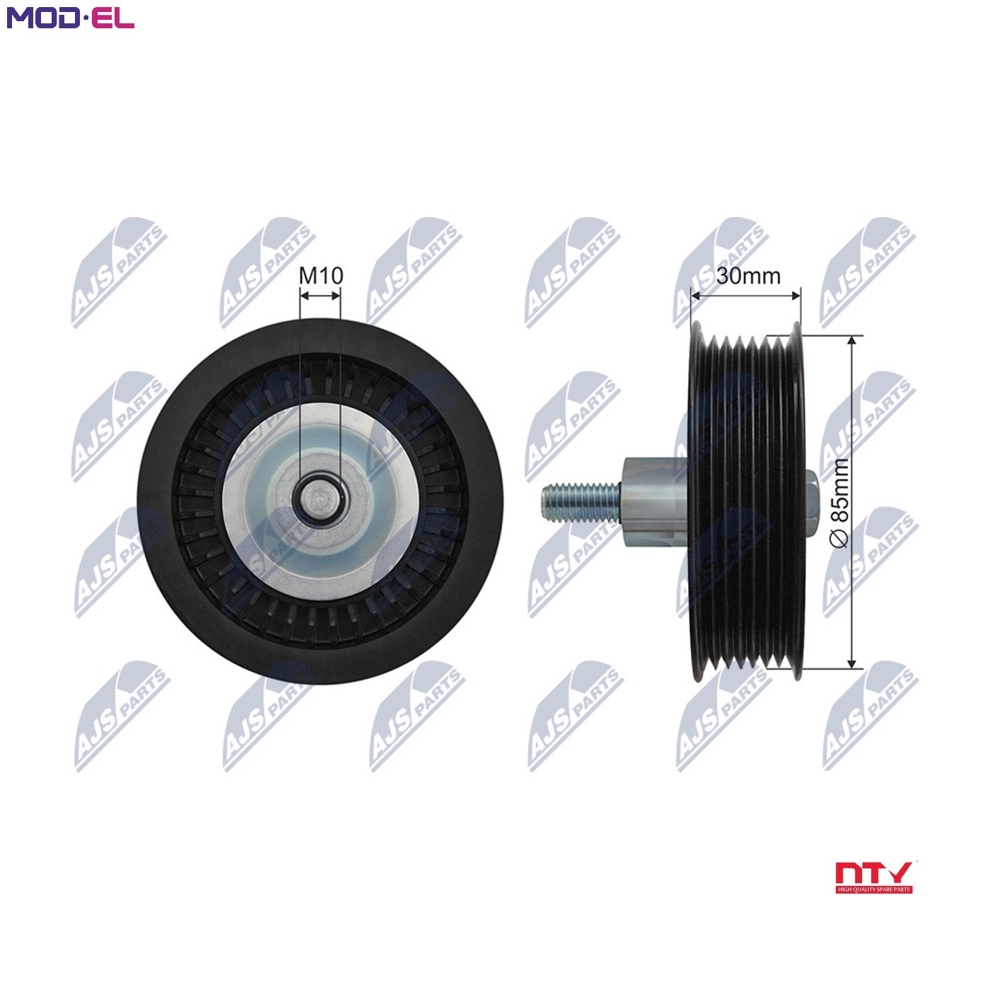 Nty Pulley Idler V-Belt For Ford Ranger Transit Tourneo Transit 07 - Image 9