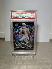 2021 Contenders Optic Justin Herbert “Up and Coming” Black Scope SSP /25