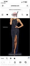 Sherri Hill 52368 Navy Beaded Gown – Size 0 – $698 Retail – SOLD OUT