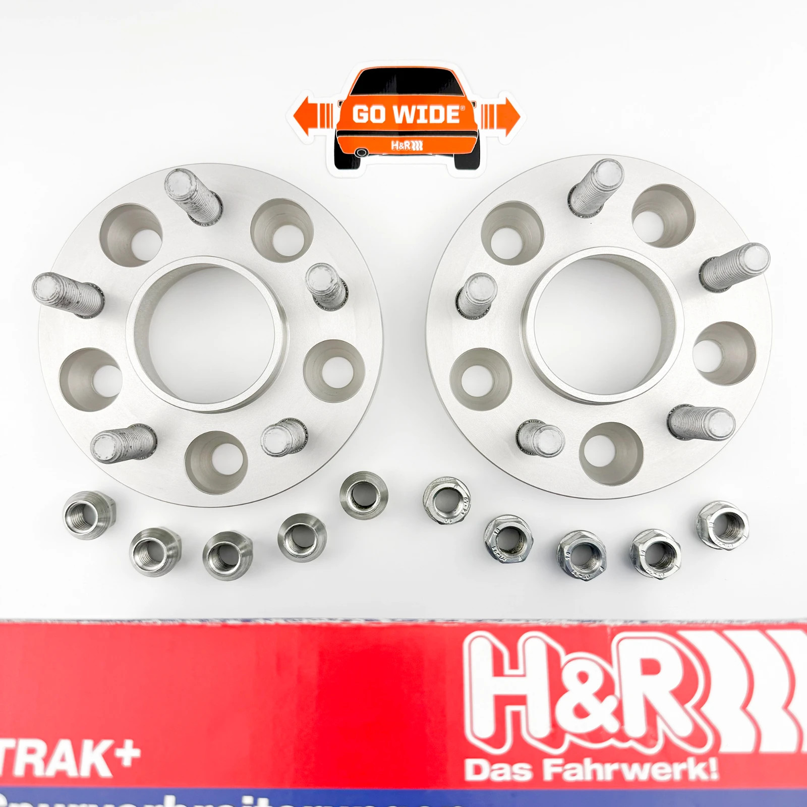 H&R 4665681 DRM Front or Rear 23 mm Wheel Spacers Kit Set for 05-16 Aston Martin