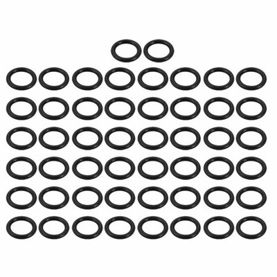 50pcs Black Nitrile Butadiene Rubber   O-Ring 8.8mm Inner Dia 1.9mm Width KD *lj