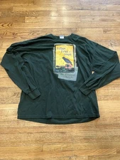 Vintage 2009 Bliss Fest Bliss, Michigan Long Sleeve Dark Green XL T-Shirt Gilden
