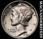 1944 Mercury Dime- Silver- Choice Gem Brilliant Unc Luster No Reserve #J5575