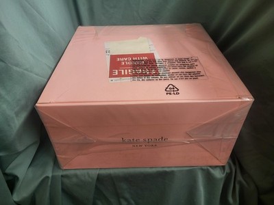 Brooks Lane 4 Piece Dinnerware Set by Kate Spade ! Customer return box damage