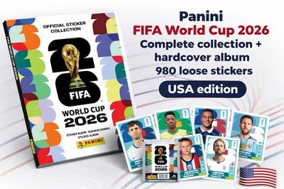 PANINI FIFA WORLD CUP 2026 - HARD ALBUM + Complete Set 980