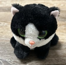 Ty Beanie Babies Ava the Black and White Cat plush toy