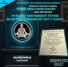 2025 Silver Shield Deep State - HARDEST TO FIND Silver Shield of Last 5 Years!!!