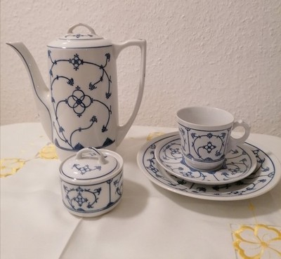 Jaeger Eisenberg Porzellan DDR Konvolut, Original Blau Saks