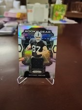 2023 PANINI PRIZM MICHAEL MAYER ROOKIE GEAR PATCH SILVER PRIZM RC- RAIDERS