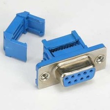 10 Pack of DB9 Female IDC Metal Shell Connector