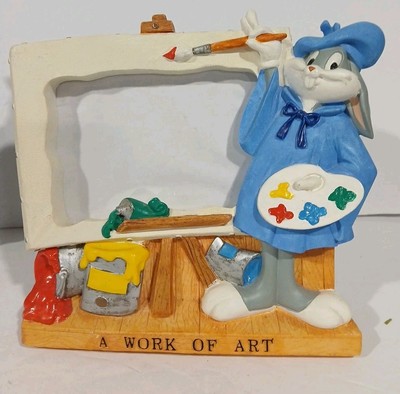 1997 Bugs Bunny Artist 3D Picture Frame Warner Bros Studio Store Looney Toons  
