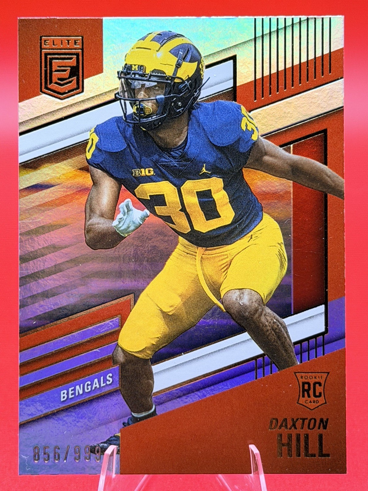 2022 Panini Donruss Elite - Rookies Daxton Hill #146 /999 (RC)