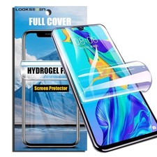 LOOKSEVEN 3 Pack Hydrogel Film For Samsung Galaxy S23 Ultra  Transparent Soft T