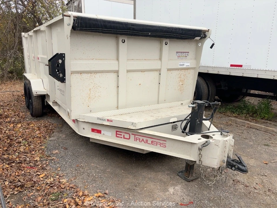 2024 Ed Trailers LPT8316274S-BP 16' T/A 14K Hydraulic Dump Trailer Tarp bidadoo - Image 2 of 4