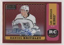 2018-19 O-Pee-Chee Platinum Retro Red Rainbow Daniel Brickley #R-99 Auto 0ph