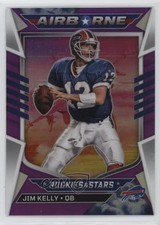 2022 Panini Rookies & Stars Airborne Purple Prizm 25/35 Jim Kelly HOF 04xs