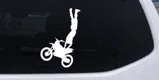 Moto X Rear seat Grab Wheelie Car or Truck Window Vinyl Decal Sticker