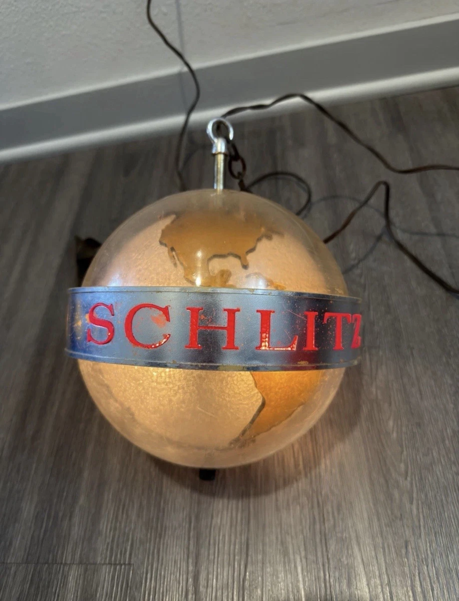 Schlitz Beer Sign Globe for sale | eBay