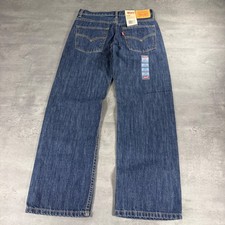 Levis 550 Relaxed Jeans Boys 16 28x28 Blue Medium Wash Tapered Fit Denim NEW