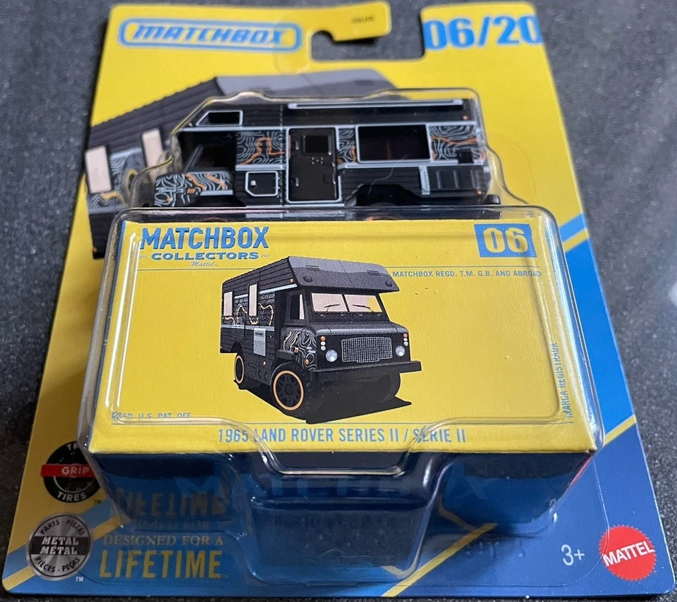 Matchbox 1965 Land Rover Series 2 6/20 Collectors 2025 1:64 Modellauto Camping - Bild 3 von 4