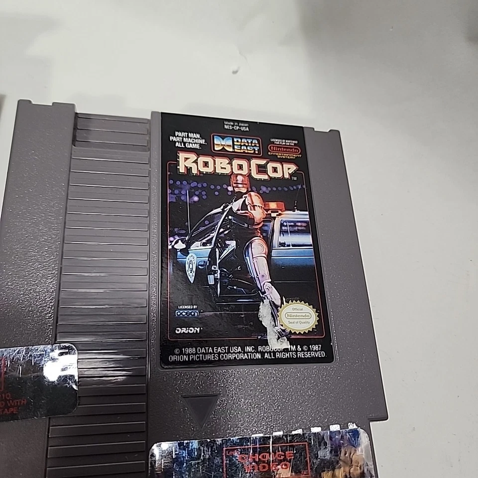 Juego RoboCop Nintendo NES Con Caja (1988) Sin Manuales - Probado Foto 3 de 4