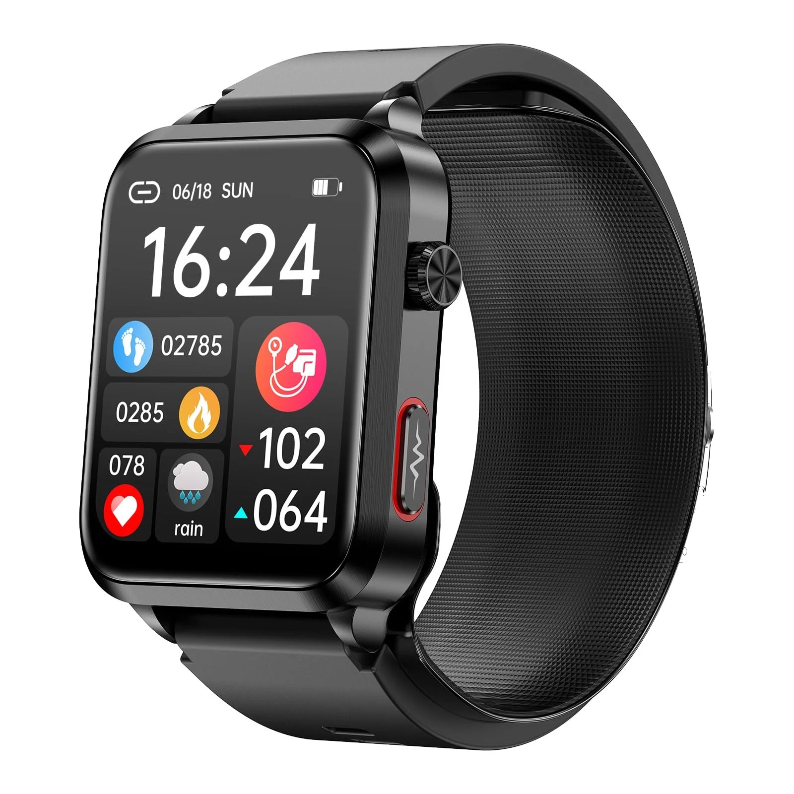 Blood Pressure Smart Watch with Air Pump Cuff