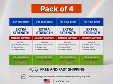 Pack Of 4 Memory Support For Your Brain 20mg ...