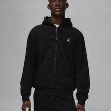 Nike Air Jordan Brooklyn Fleece Hoodie Black FV7289-010 Men  s Large