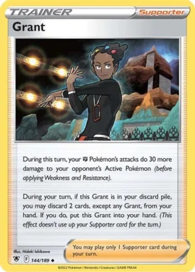 Grant - 144/189 - Uncommon - Lightly Played