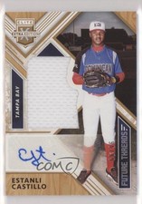 2018 Panini Elite Extra Edition Gold 96/99 Estanli Castillo #FTSA-EC Auto hg6