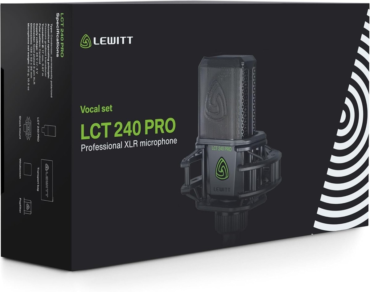 LEWITT LCT 240 PRO Vocal Set Condenser Microphone Large Diaphragm