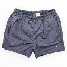 Nike Shorts 90s Size XL BW 42cm-60cm Vintage Short Pants Training Blue TS25