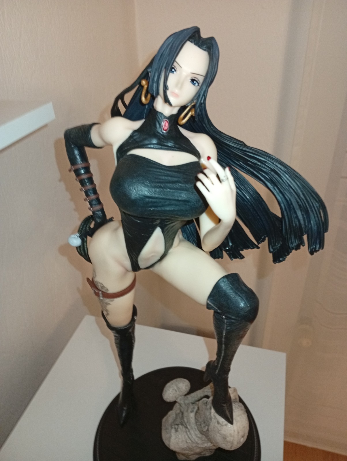 49cm 1zu4 XL DOMINA Una Pieza Boa Hancock Dama Estatua Anime Hentai
