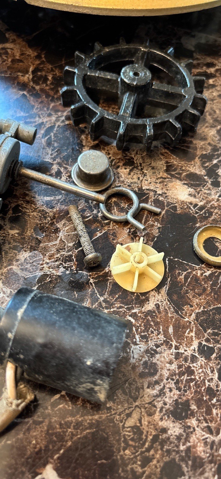 Lot Of *PARTS ONLY* For Vtg 1970s Creators Inc. Mineral Oil RAIN LAMP Light